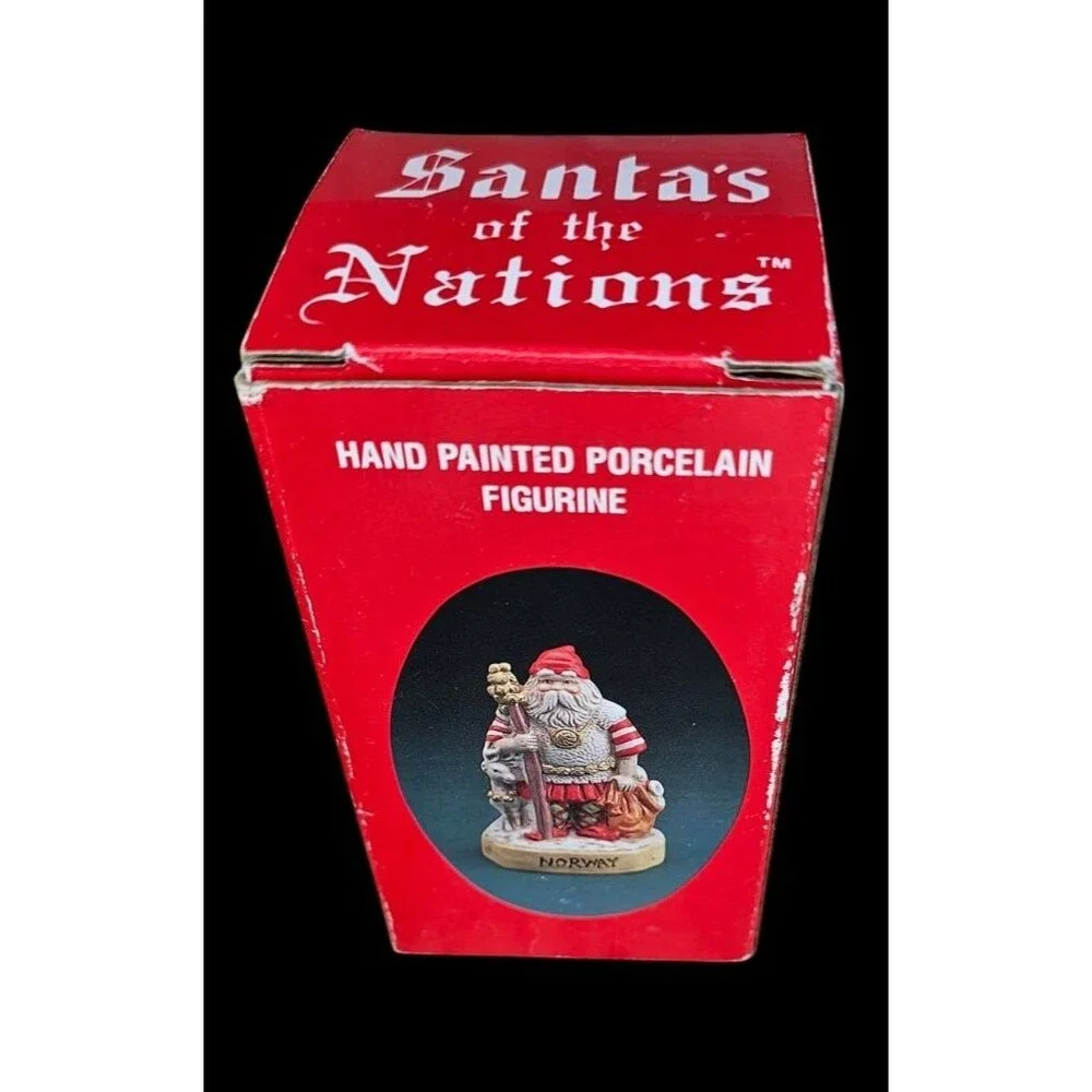Santa's of the Nations Norway Julesvenn Porcelain Figurine NIB Hand Painted 8913